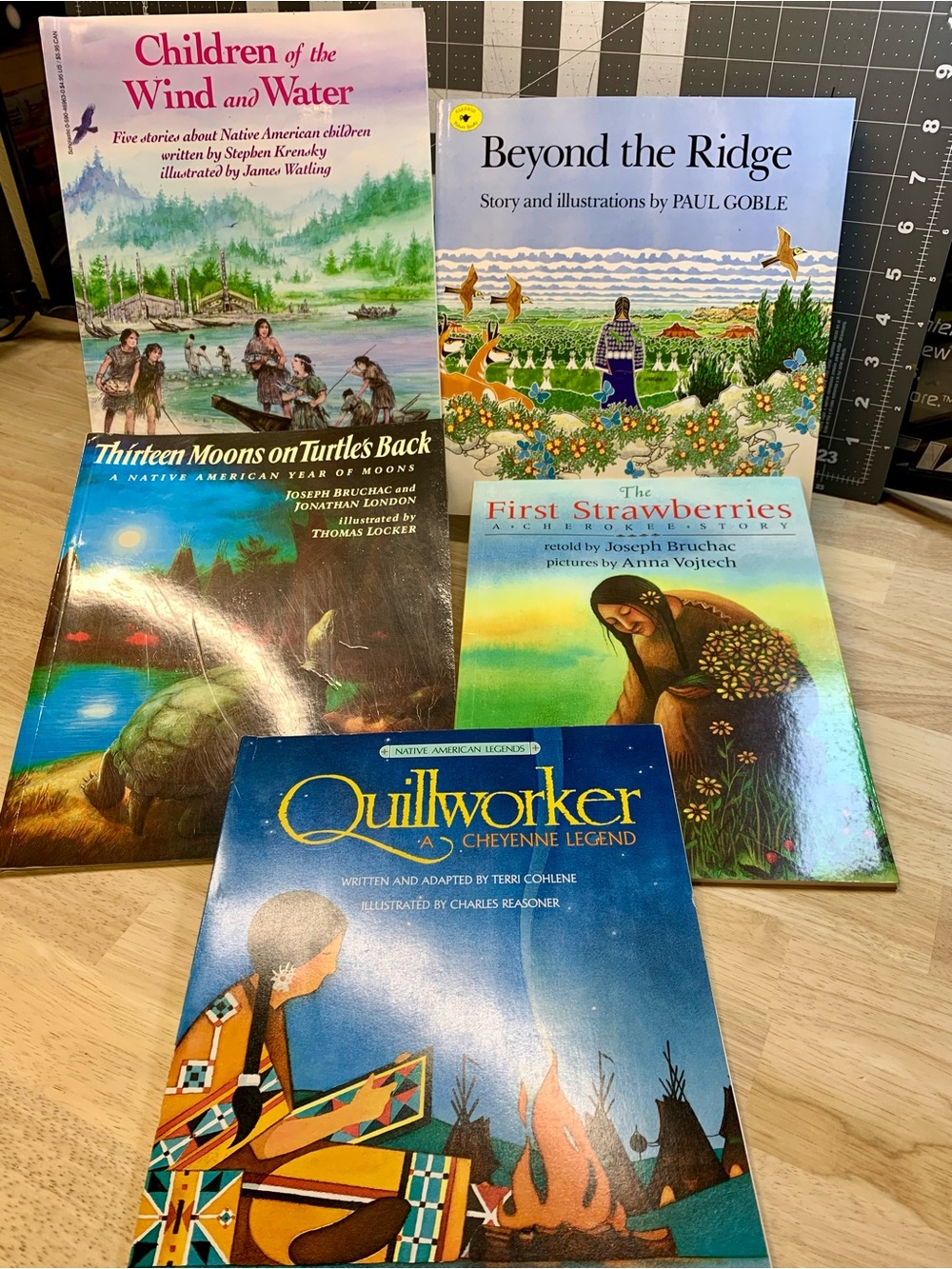 Native American Assorted Picture Book Bundle - 5 Vintage Books, Ages 4-9